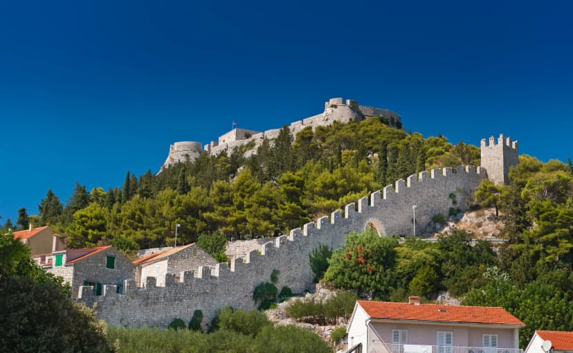Ancient fortress at Hvar island (citadel), Croatia