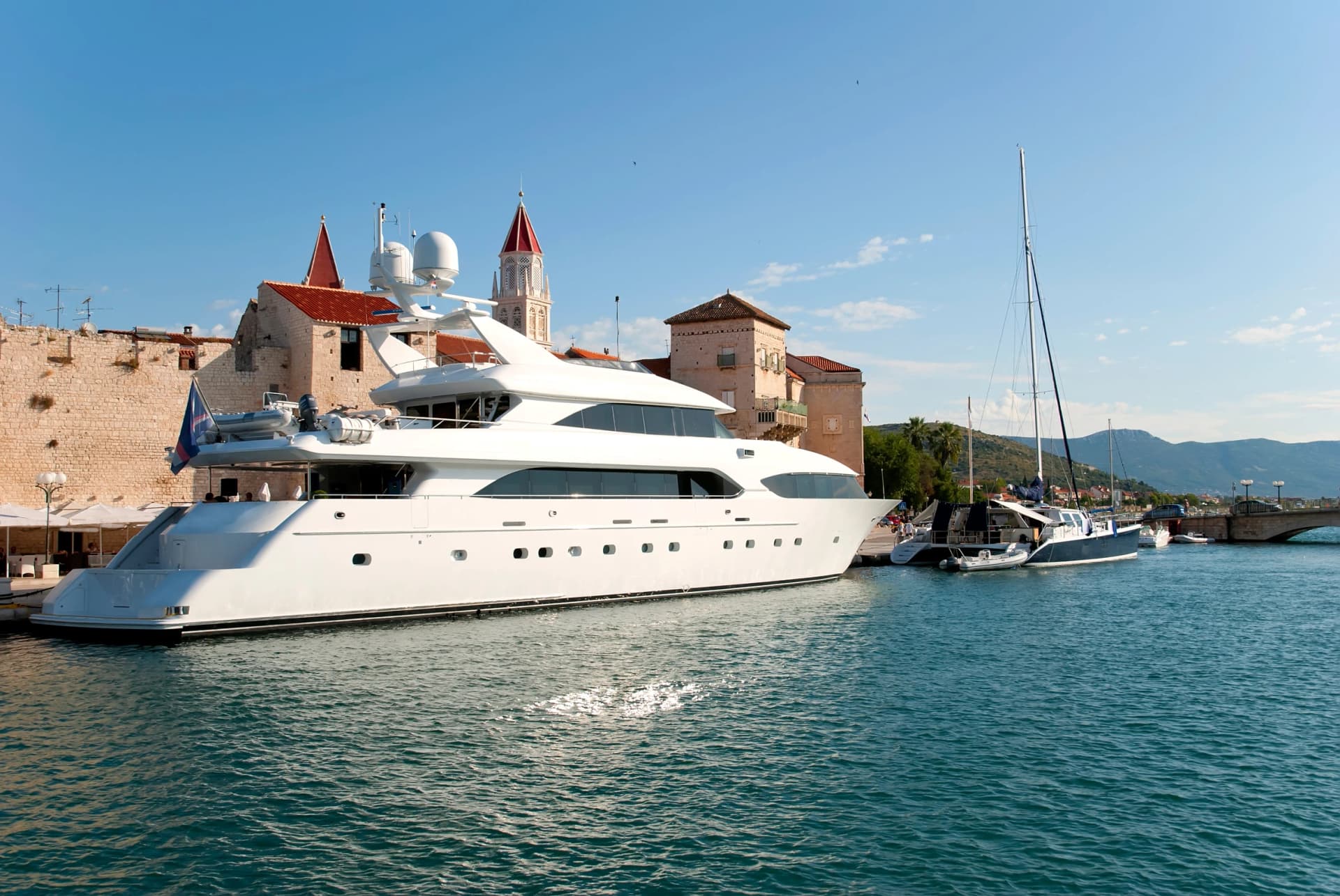 White yacht