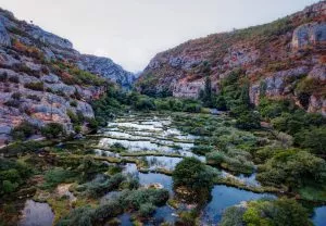 Krka national park evening