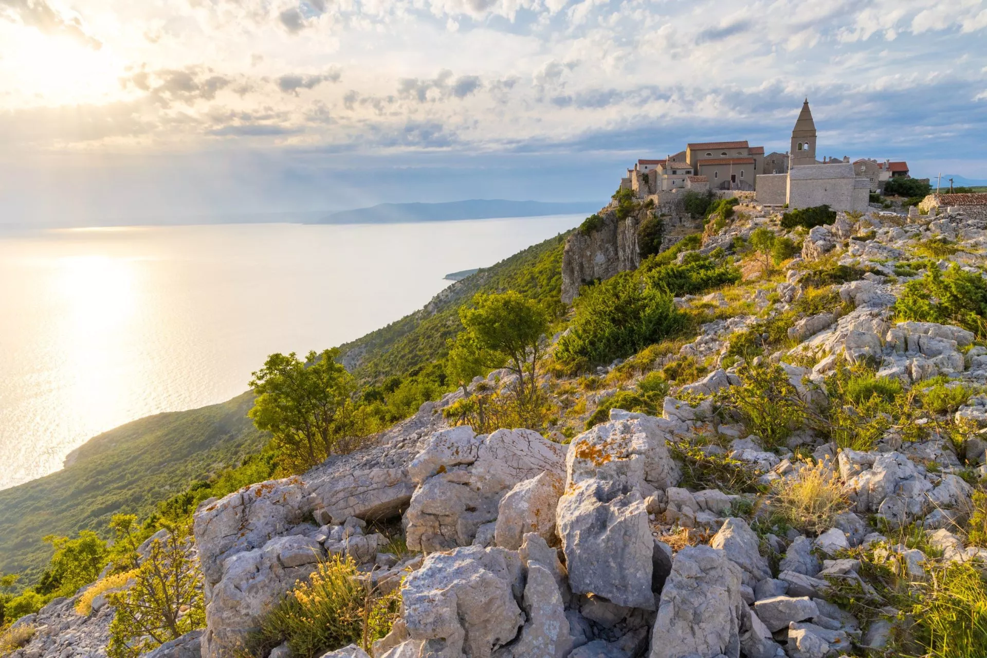 Lubenice village on cres