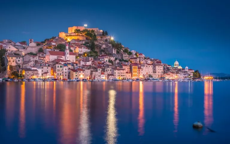 Sibenik night view