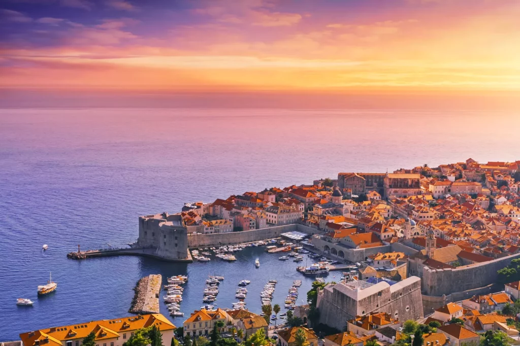 Sunset in Dubrovnik