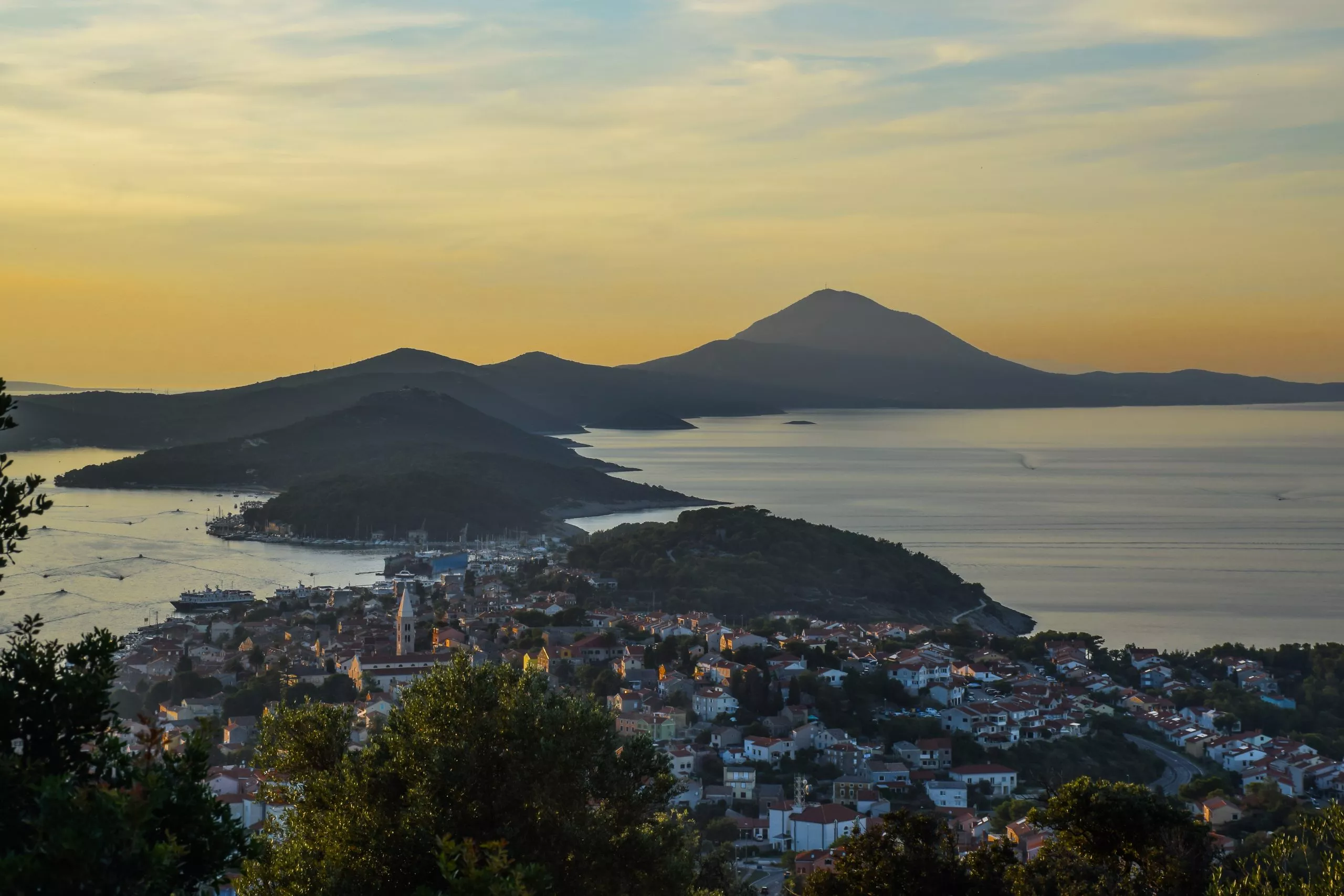 View on Mali Lošinj from viewpoint