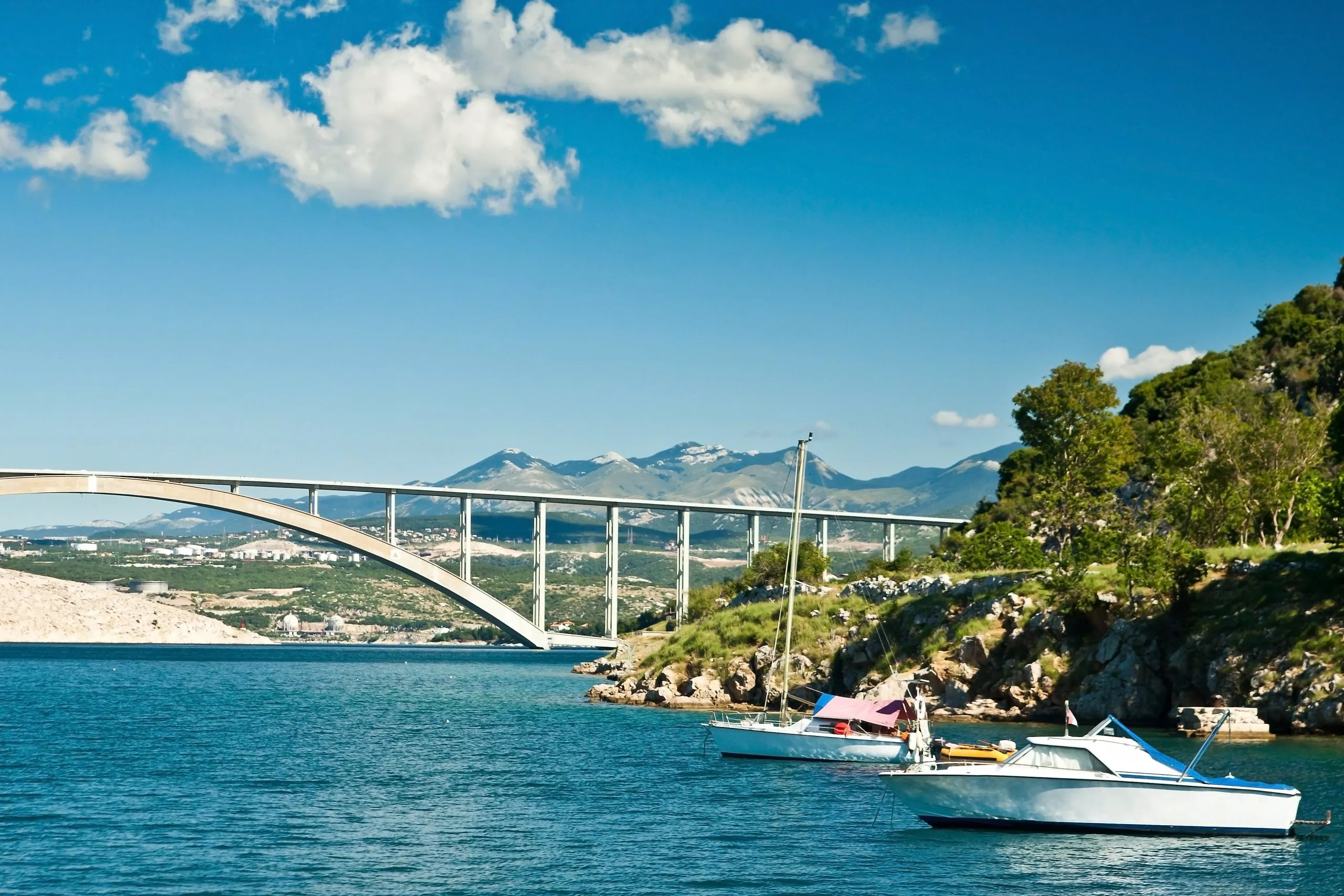 the bridge on island Krk